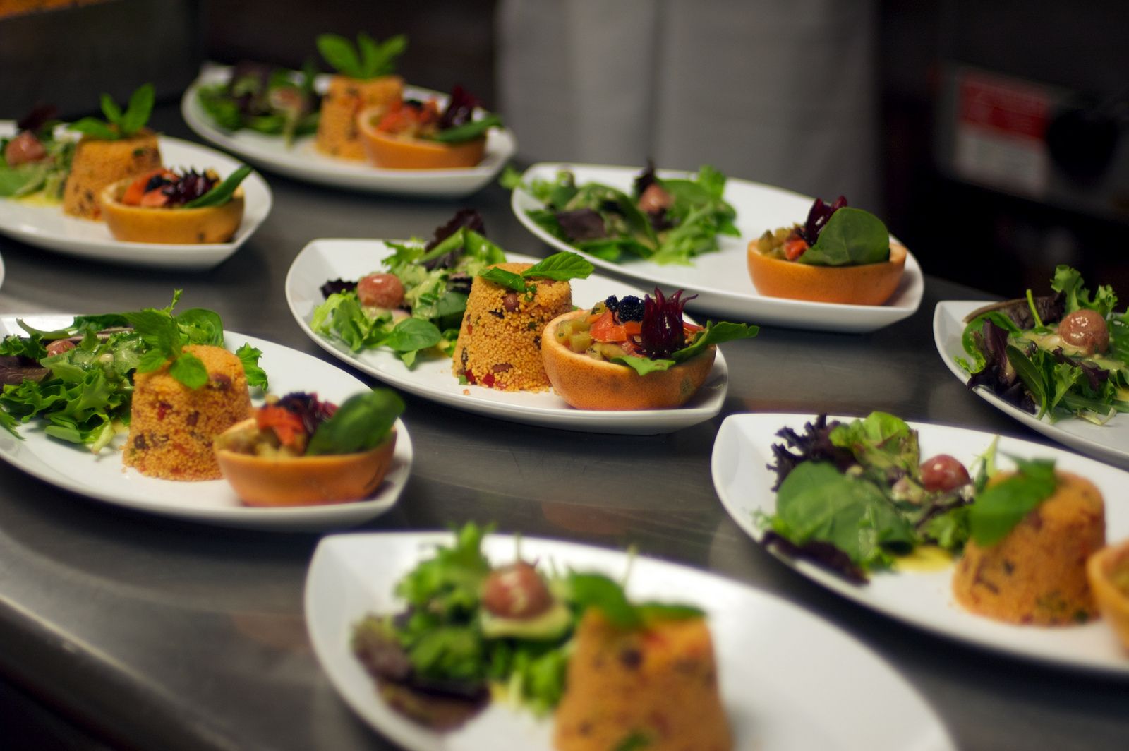 Meals, snacks, other food items, and beverages, prepared and served or ...
